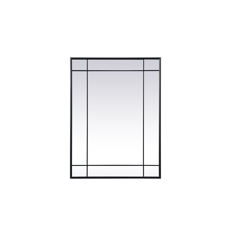 Miroir mural Chancey, Noir, H 40 po x l 30 po