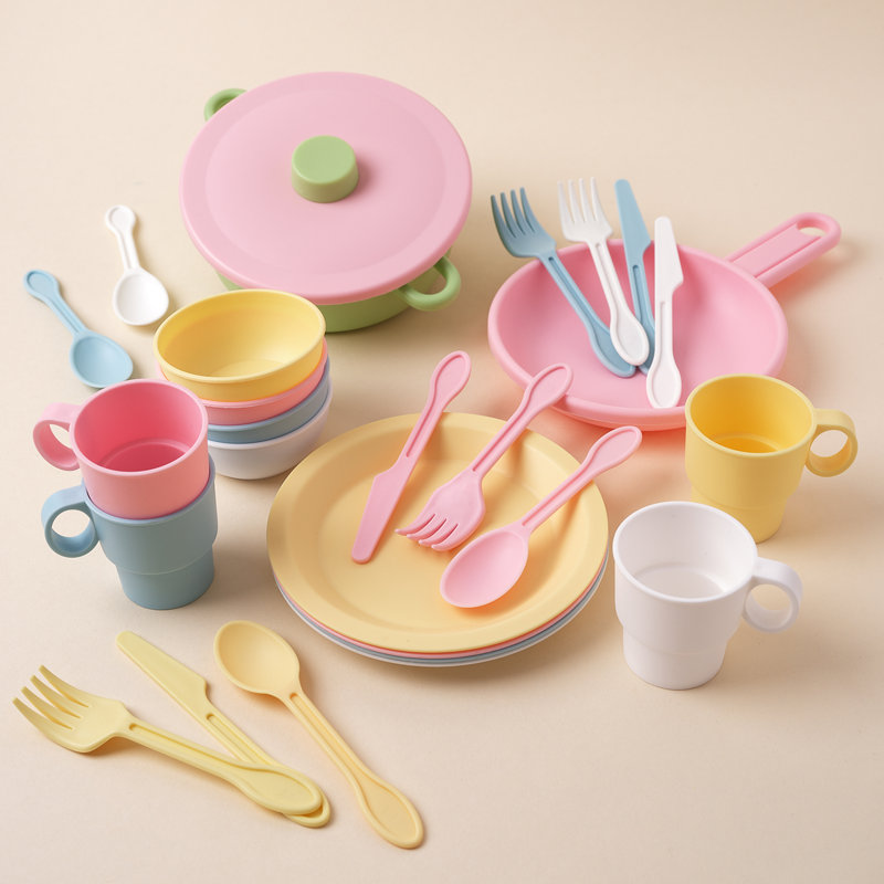 Cookware Dishes/Tea Set, Pastel