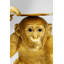 Deco Figurine Butler Playing Chimp Gold 52cm