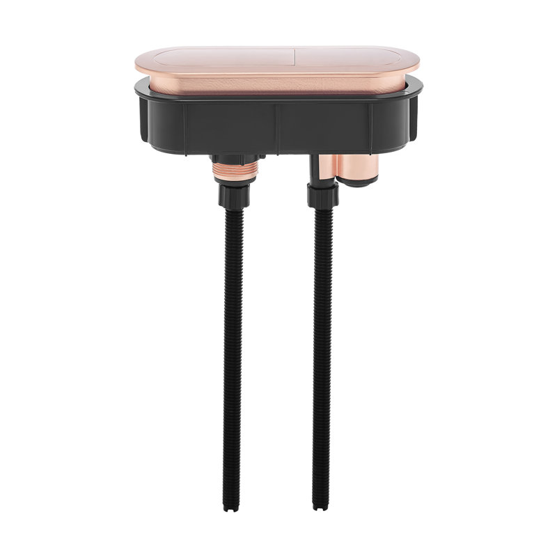 Swiss Madison Surface Mount Kit Toilet, Rose Gold