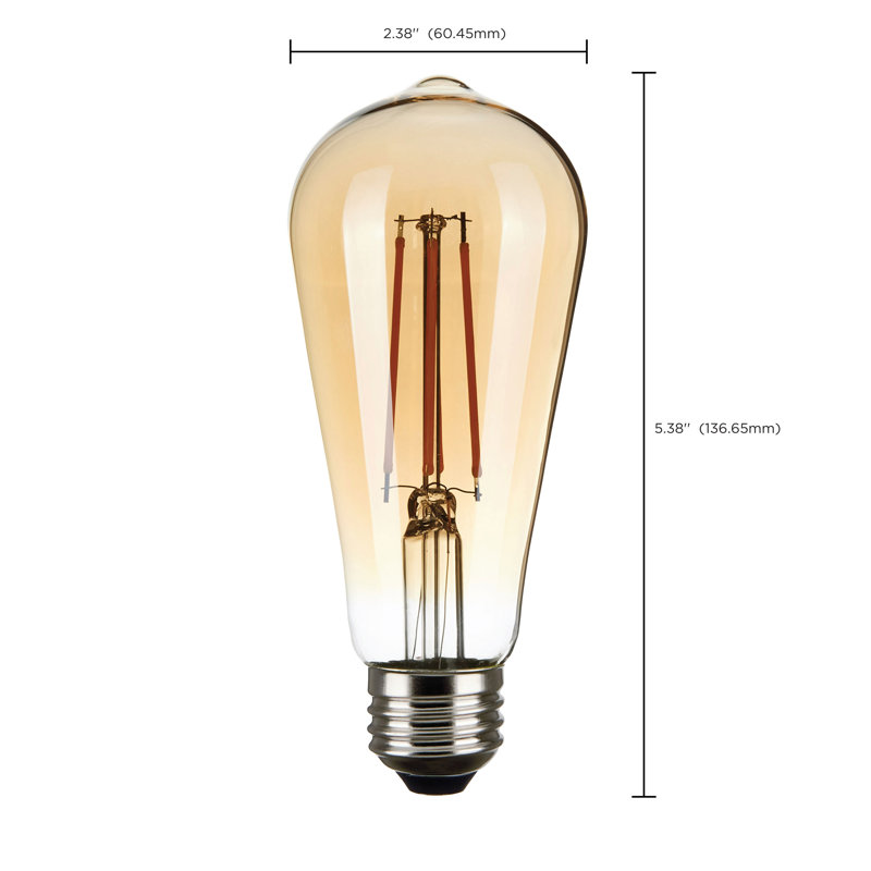 Amber LED Bulb, 2.5W, 220