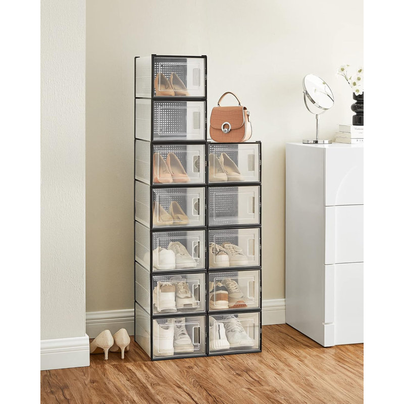 1 Pair Stackable Shoe Storage Cabinet