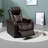 Premium Power Recliner With Top-grain Leather, Adjustable Features, For Home Entertainment