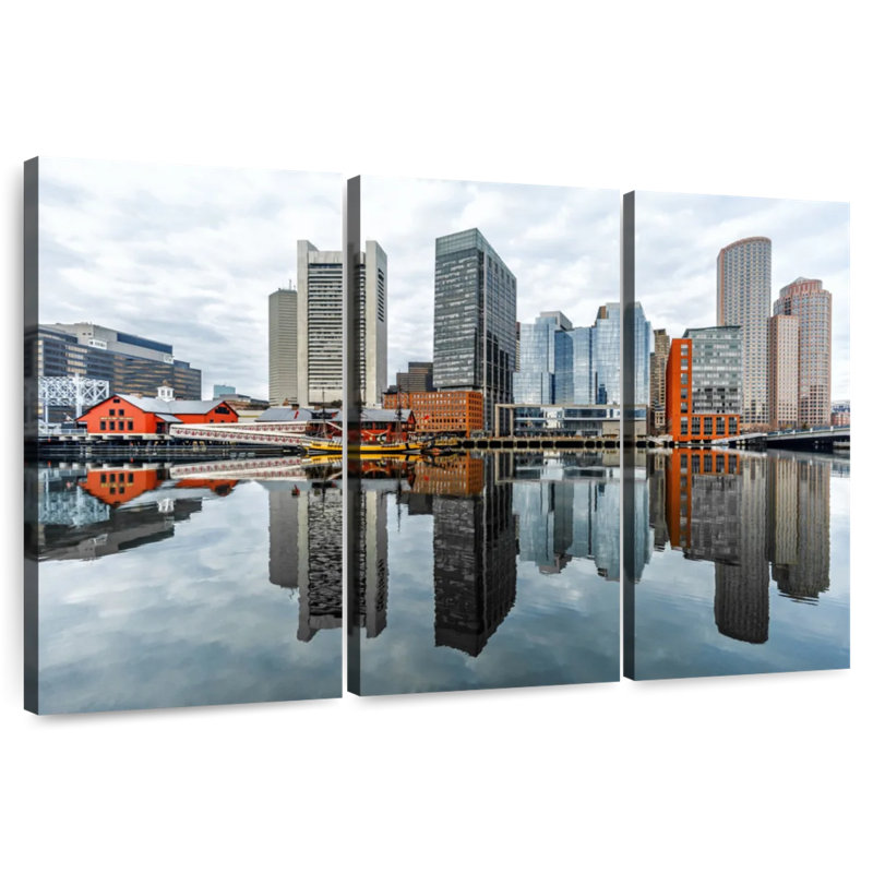 Nicci Boston Harbor View, 48" H x 74" W