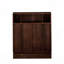 Buffet avec rangement, buffet cannelé de ferme avec 2 portes et tablette ajustable, meuble télé, armoire de rangement pour le vestibule, la cuisine, le salon et le vestibule-133248191