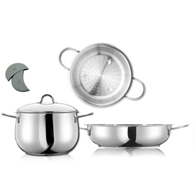 ARIMI 5-Piece Stainless Steel Cookware Set