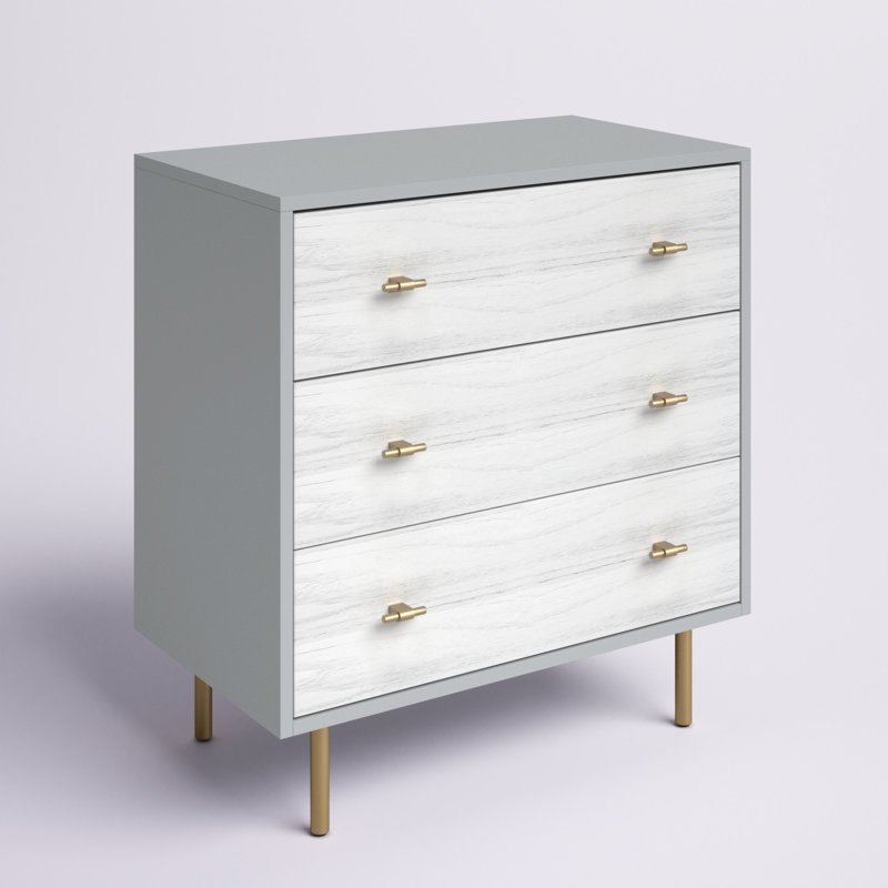 Commode 3 tiroirs Crowland
