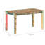 Curry Solid Wood Top Dining Table-2112652225