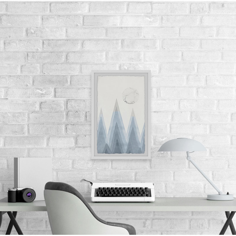 « mountain sharp » par parvez taj,-cadre photo imprimé sur papier, H 30 po x l 20 po x P 1,5 po