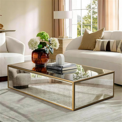Adelais Antique Mirrored Coffee Table