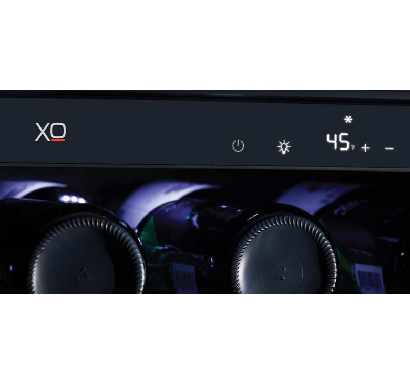 XO Appliance Single Zone 14.94'' Built-In 34 Bottle Wine Refrigerator, Right Handed