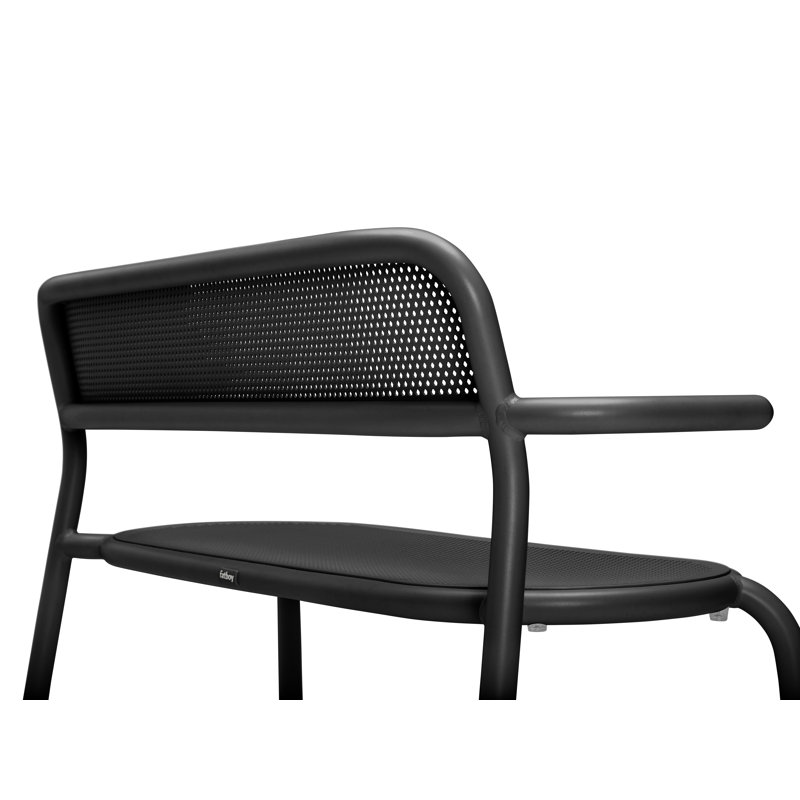 Toni Bankski Outdoor Bench, Anthracite