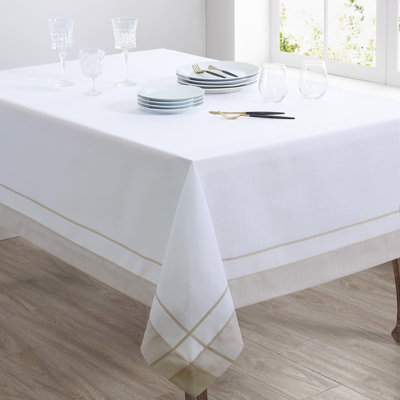 Square Striped Tablecloth
