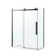 Bel Soft-Close Stainless Steel 3-Piece 32-In X 60-In X 81-In Base/Door Rectangular Corner Shower Kit (Left Or Right Drain)