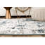 Tapis gris / bleu / ivoire Willington-1683043363
