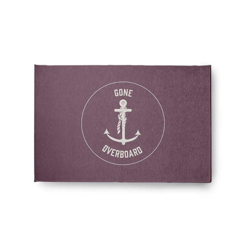 Tapis intérieur / extérieur mauve Renelsa, Rectangle 2 pi x 3 pi
