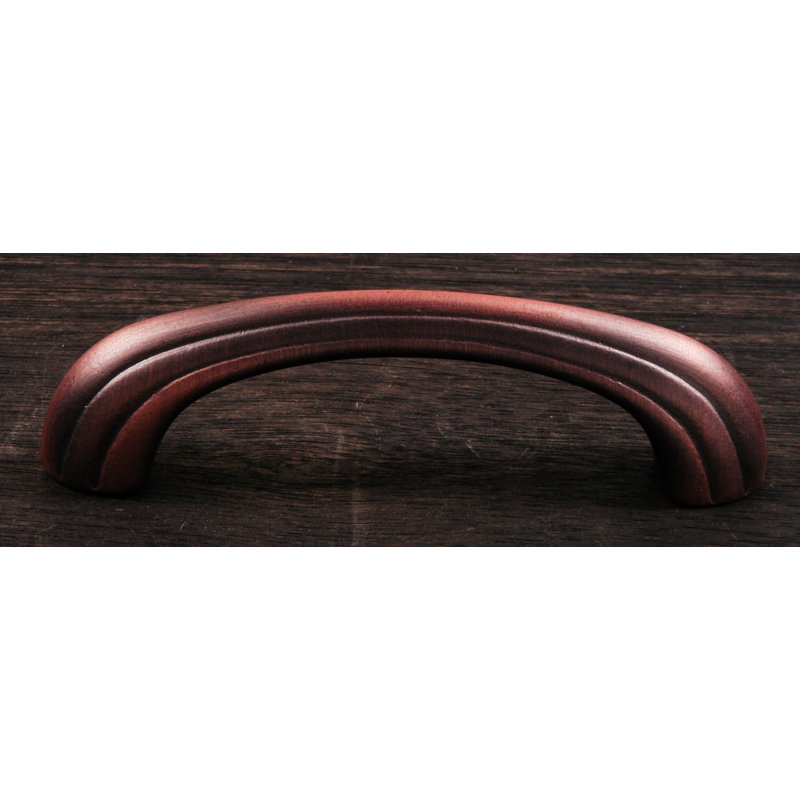 Poignée à contour arrondi 3 po Center to Center Bow Series CP, Distressed Copper