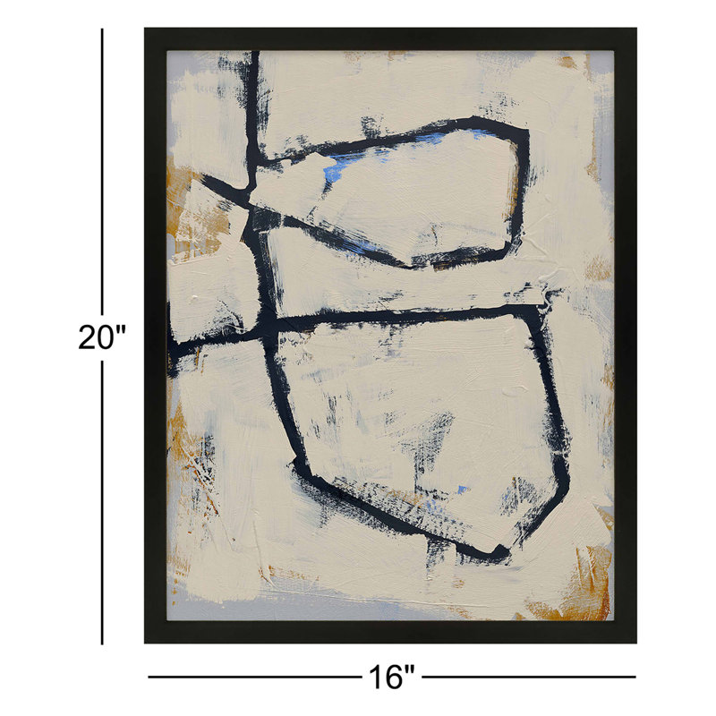 Twisted 5 Print by Jacques Pilon, Black Framed Paper, 16" W x 20" H