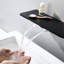 Robinet de lavabo de salle de bain noir mat en cascade - excellente fabrication en laiton, simple pour un réglage de la température et du débit de l'eau, installation en laiton de qualité de style bien rangé, modification rapide, conception compacte-127300391