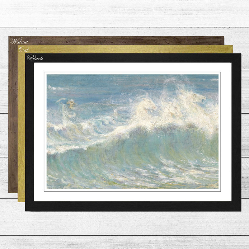 Walter Crane - Single Picture Frame Painting, Walnut