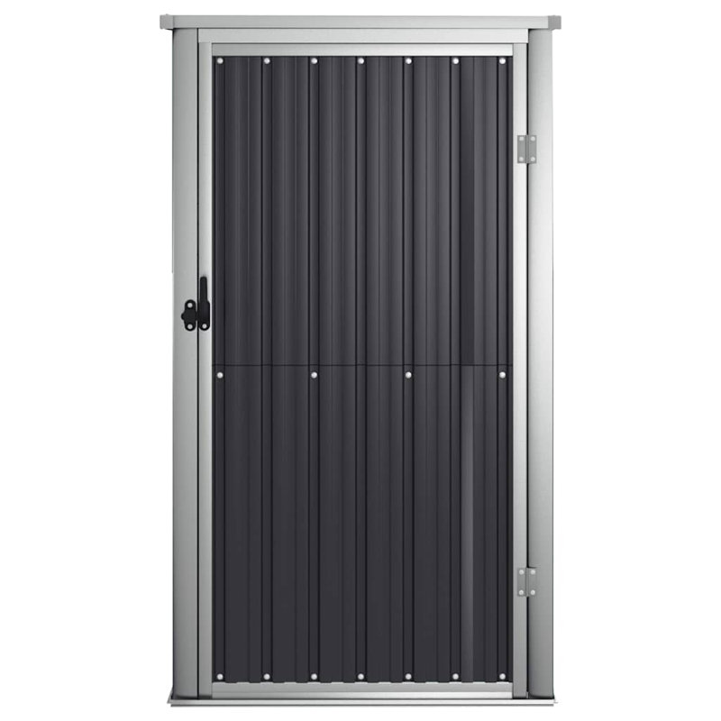Remise à outils standard en acier galvanisé anthracite, 34.6" H x 34.6" W x 63.4" D, Anthracite