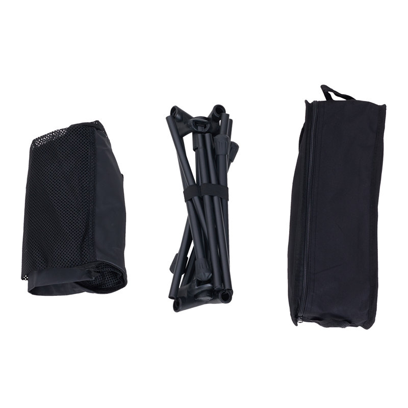 Portable Folding Camping Chair, Black