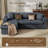 Boneless 104.3" Upholstered Cloudy Sectional-2060531159