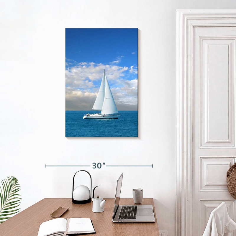 Mehar Modern Sailboat, 30" H x 20" W