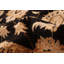 Tapis noir Peshawar Oushak 9 pi 2 po x 9 pi 3 po