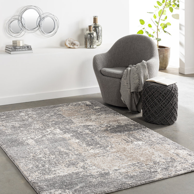 Aderyn Abstract Indoor Rug, Rectangle 5'3" x 7'3"