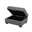 Repose-pieds de rangement gris Scottsdale-1811680893