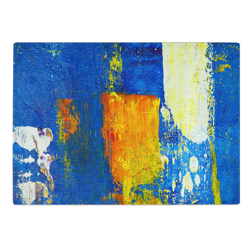 Tempered Glass Art Painting Vol.38 Chopping Board, 39 cm W x 28.5 cm L