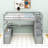 Ginnette 7 Drawer Loft Bed with Built-in-Desk by Harriet Bee-793534859-740430331
