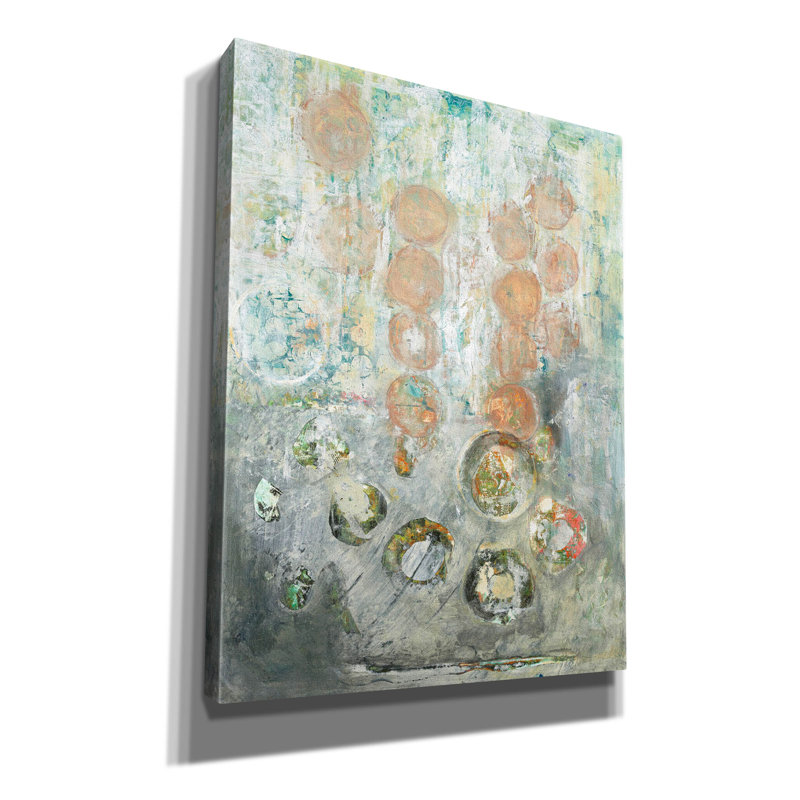  «Riverwalk» par Pat Saunders, art mural en toile blanche, 26 po x 34 po
