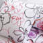 Édredon simple / simple TG avec imprimé floral asymétrique et coussins décoratifs, motif pour une chambre de rêve