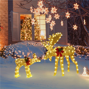 Lights4fun, Inc. Battery Operated Cool White LED Acrylic Snowflake Hanging  Christmas Winter Window Light Decoration