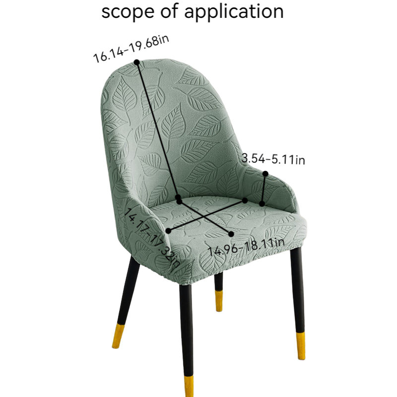 Housse pour chaise de salle à manger en polyester