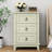 Modern 3-Drawer Wooden Nightstand,Set Of 2-568476628