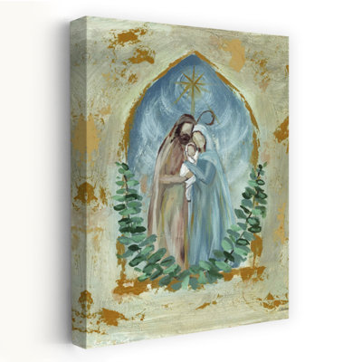 Holy Family Abstract Contemporary Wall Art