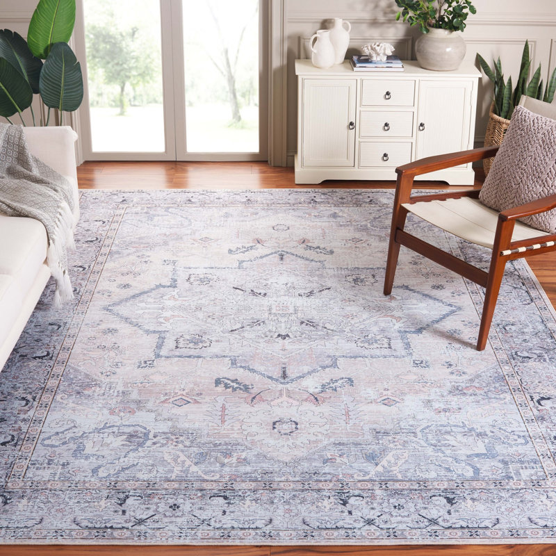 Pashen Performance Machine Washable Oriental Rug, Rectangle 8' x 10'