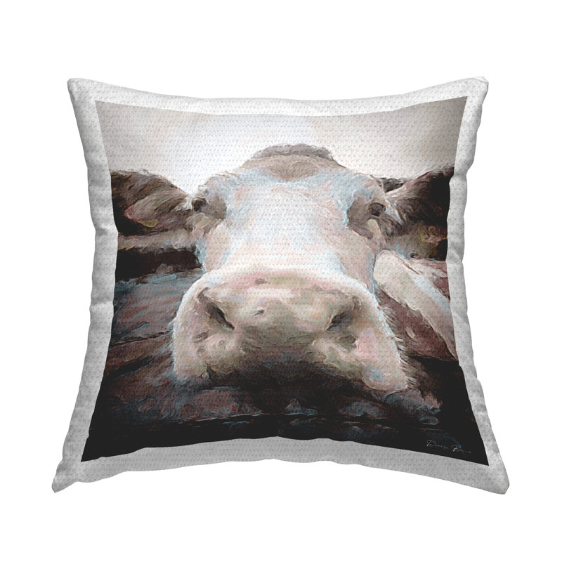 Housse et insert de coussin décoratif carré en polyester pour l'intérieur et l'extérieur