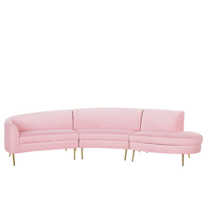 Sager 4 Seater Velvet Sofa