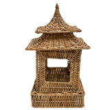 Wicker Pagoda Collection Votive Candle Holder