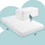 Surmatelas pour lit de bébé Jffcoat