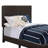Faux Leather Upholstered Twin Panel Bed In Brown - Bedroom Exotic Appeal Wrapped Chestnut Warmth-1112105758-1112105747