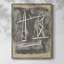 ABSTRACT Series DCCL XXXVI, reproduction encadrée - bois massif-1248710555