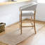 Tan Modern Rug, Geometric Easy to Clean Rug For Living Room, Dining Room, Bedroom & Kitchen-826107122