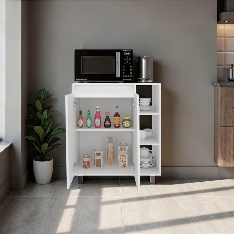 White 2-door Kitchen Storage Cabinet