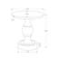 Table d'appoint d'extérieur moderne 25 "h-1624721223