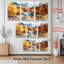 «Autumn Forest Landscape», reproduction d'art sur toile tendue sur toile (ensemble de 3)-943772945